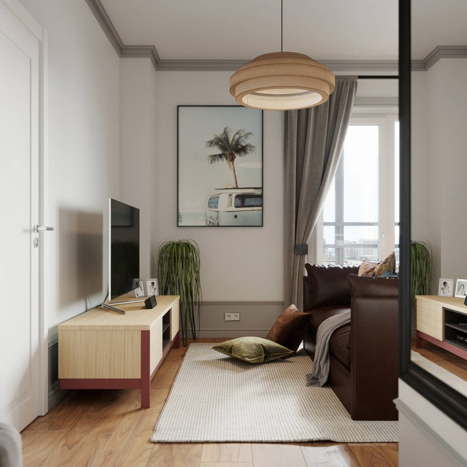 Интерьеры однокомнатных хрущевок