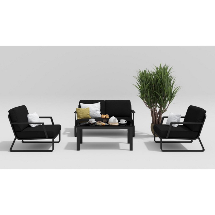 Лаунж зона Gardenini calma Black