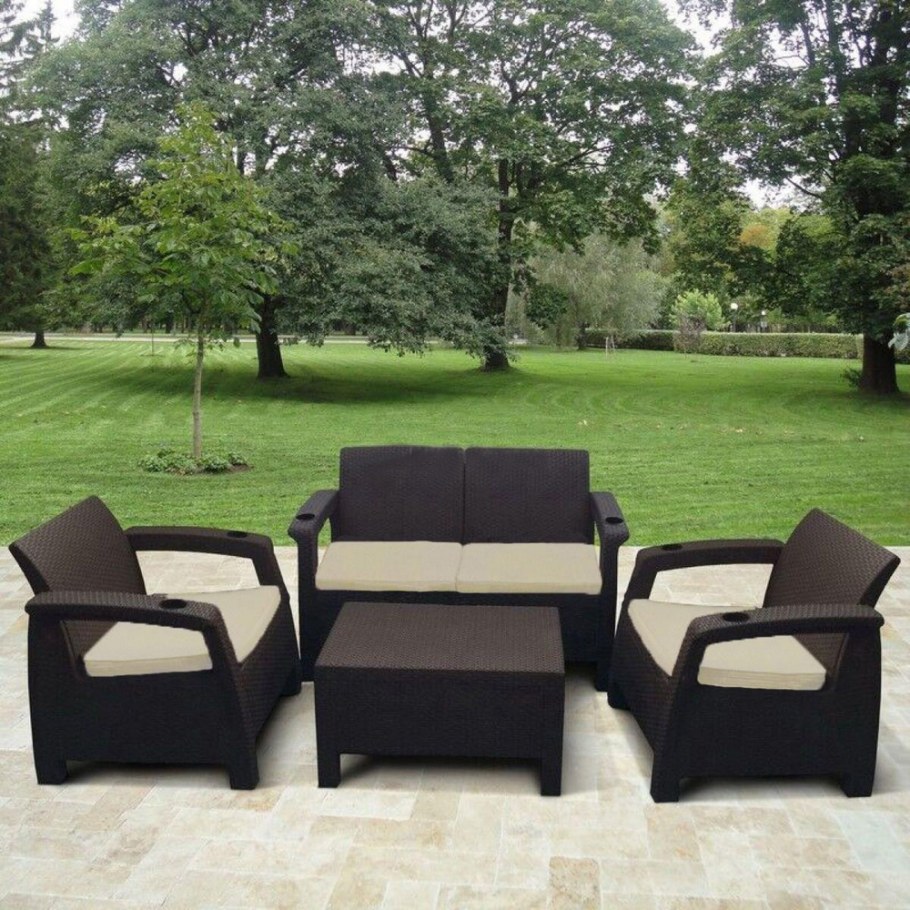 Комплект уличной мебели Yalta Terrace Set Chocolate