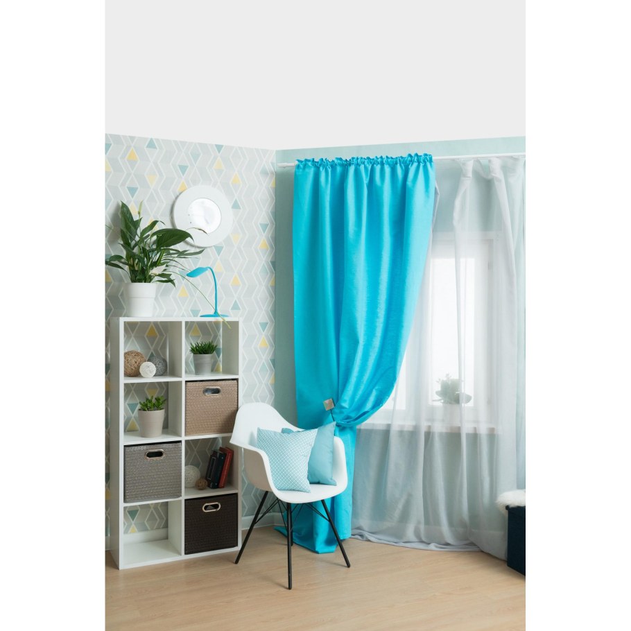 Леруа Мерлен шторы бирюза