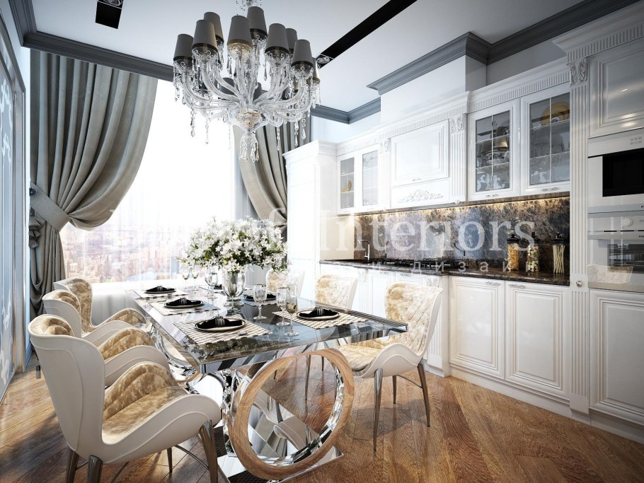 Современный арт деко кухня