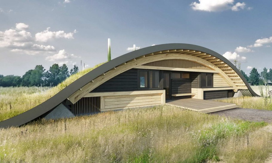 Полукруглая крыша