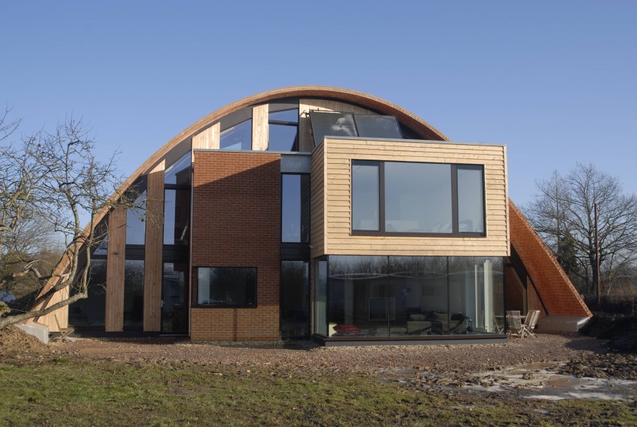 Домики с полукруглыми крышами