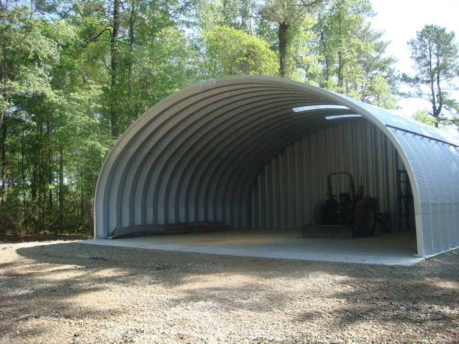 Ангар гараж арочный