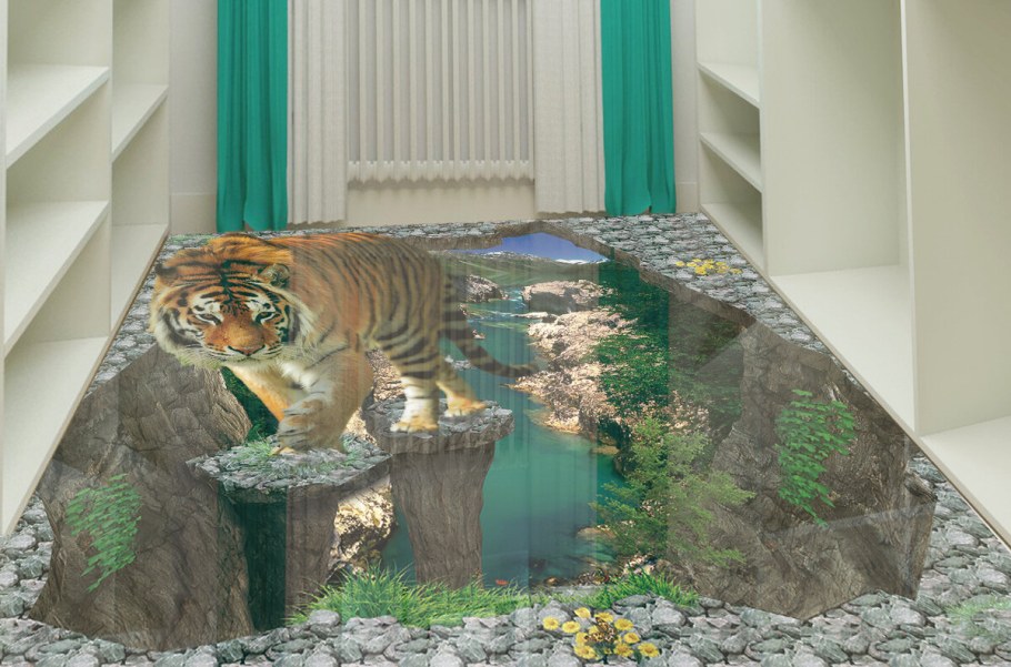 Наливные полы 3д