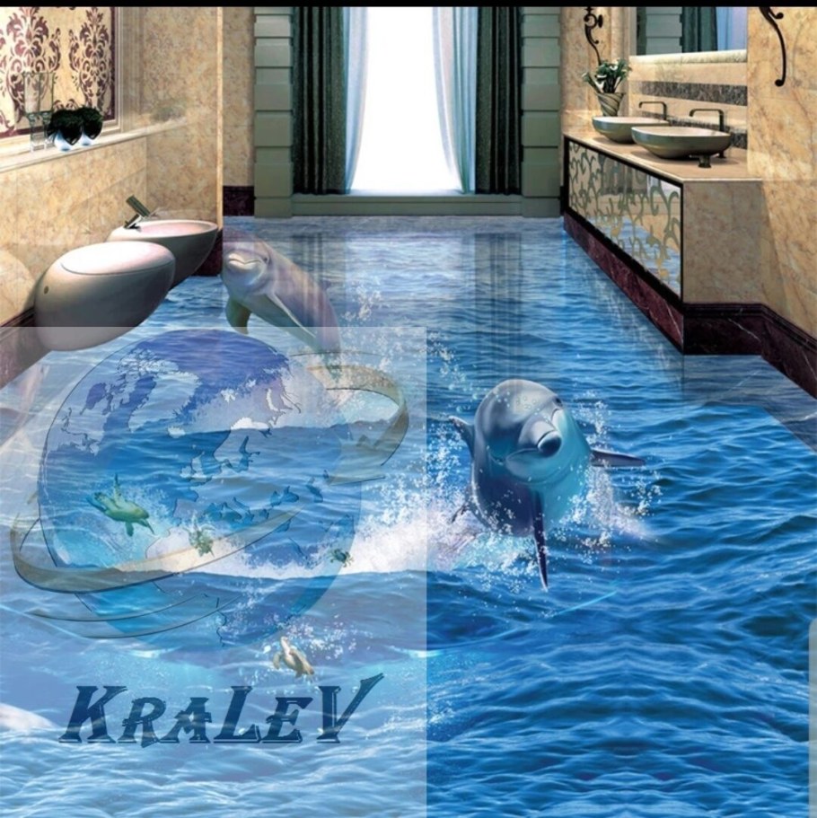 Наливные полы 3d