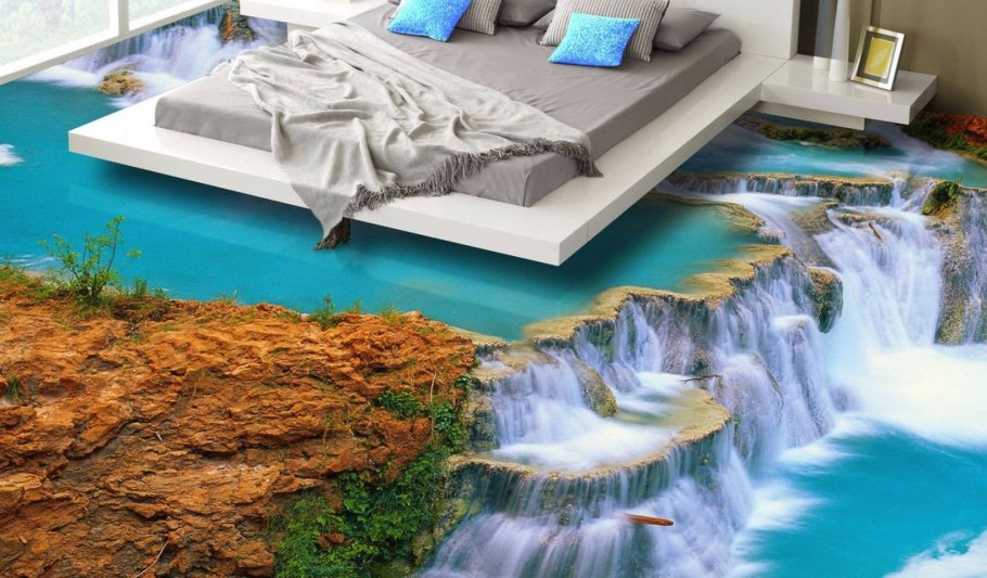 Наливной пол с рисунком 3d