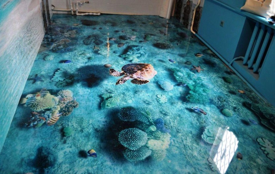 Полимерные полы 3d