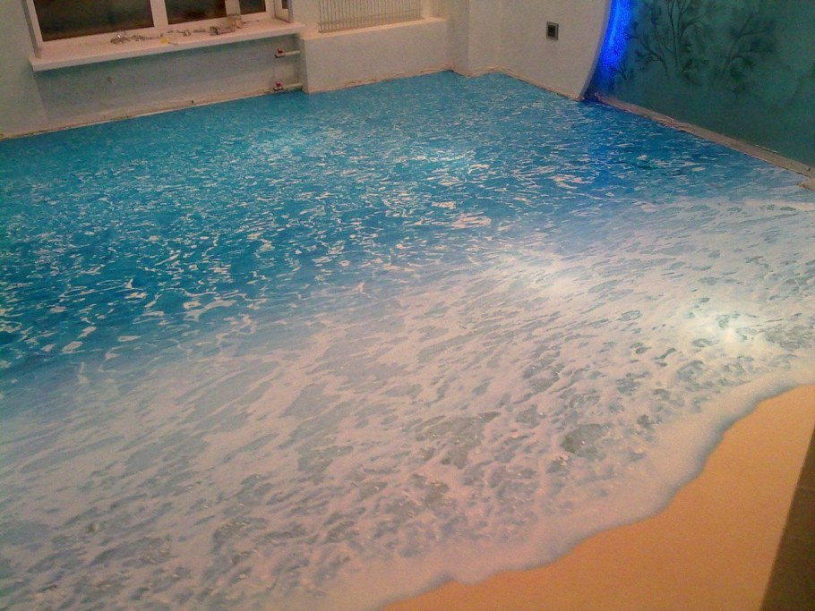 Декоративный полимерный пол