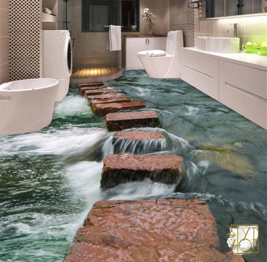 Наливные полы 3д