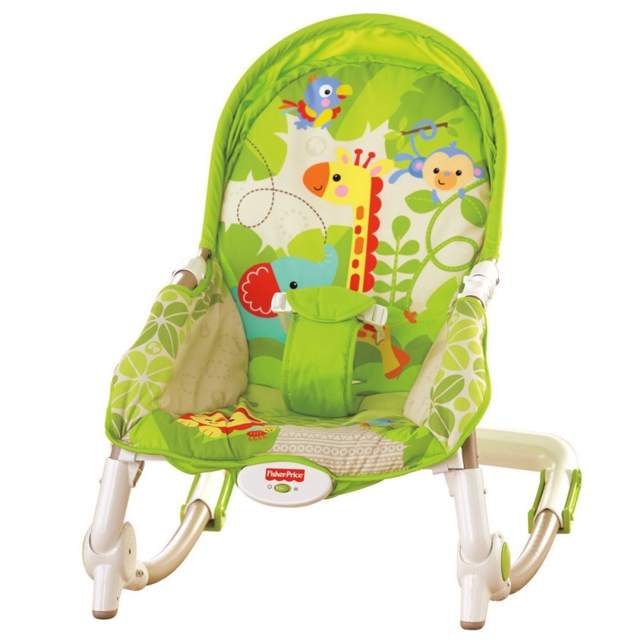 Кресло-качалка bcd28 "Львенок из тропического леса" Fisher-Price