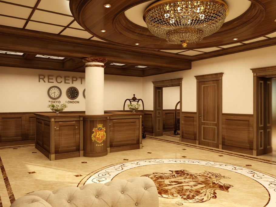 Обустройства гостиниц хол