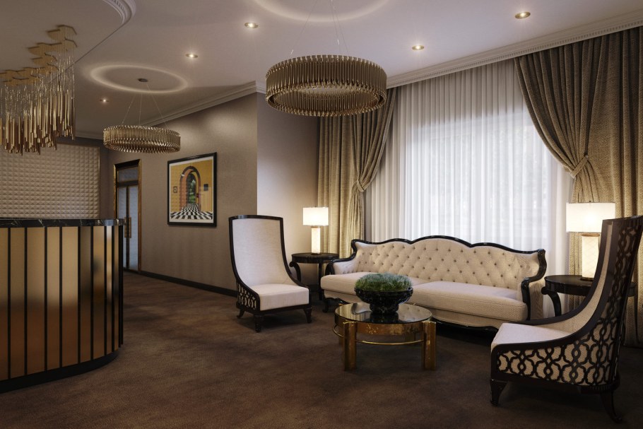 Теоретические декоративного оформление интерьера гостиницы