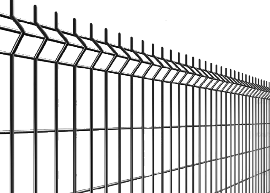 Секция заборная 3d 1530х2500 мм d3,5 мм ячейка 55х200 мм зеленая RAL 6005 Grand line