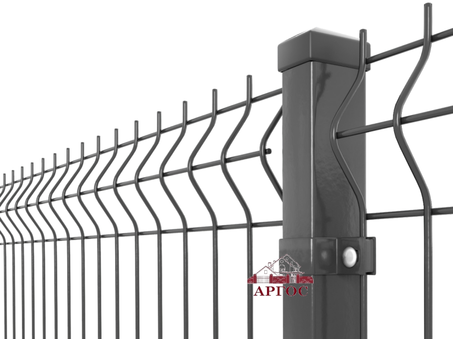 3д забор RAL 7024