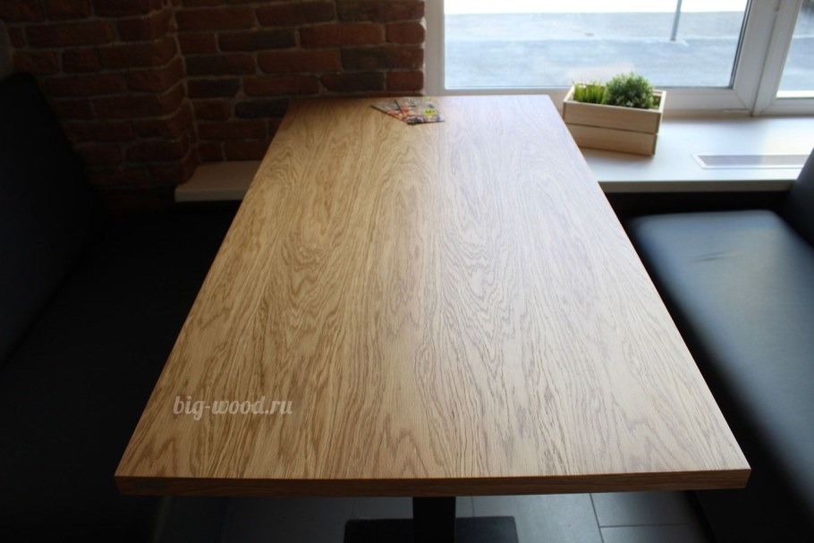 Столешница шпонированный МДФ дуб Бриз