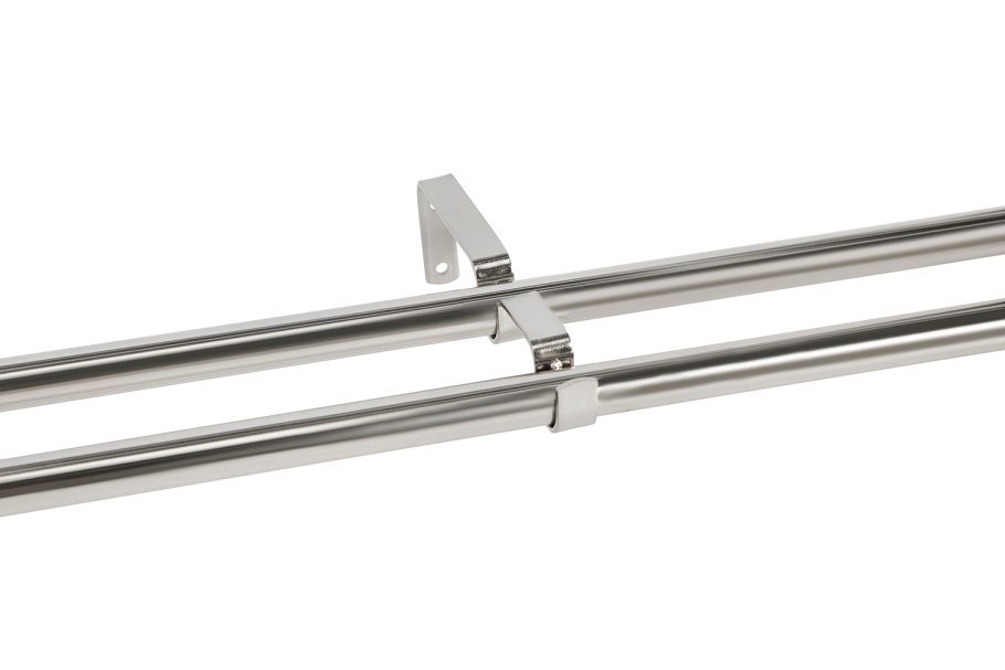 Карниз двухрядный телескопический Micasa шар-3