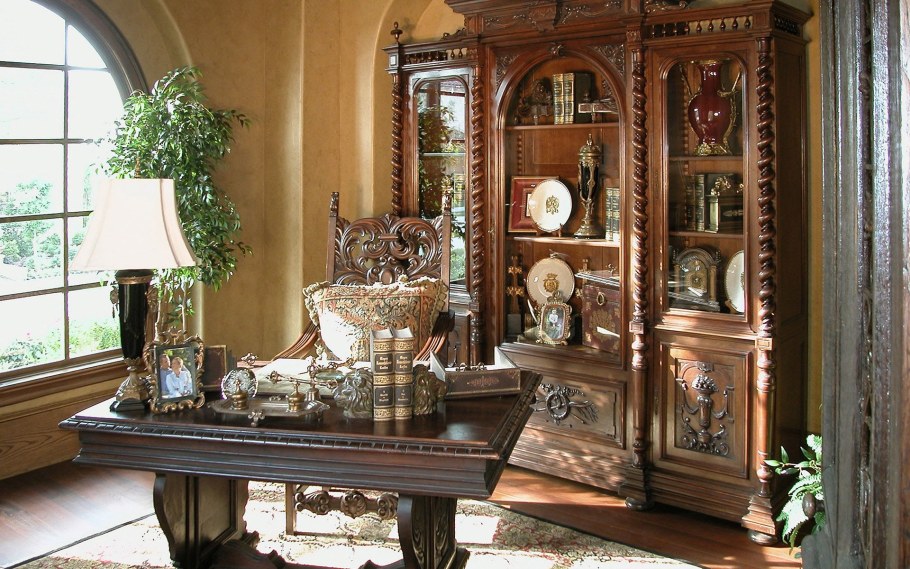 Интерьеры с антиквариатом