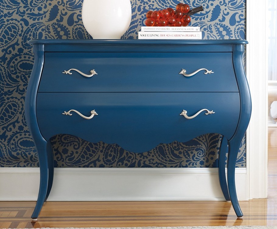 Комод темно синий