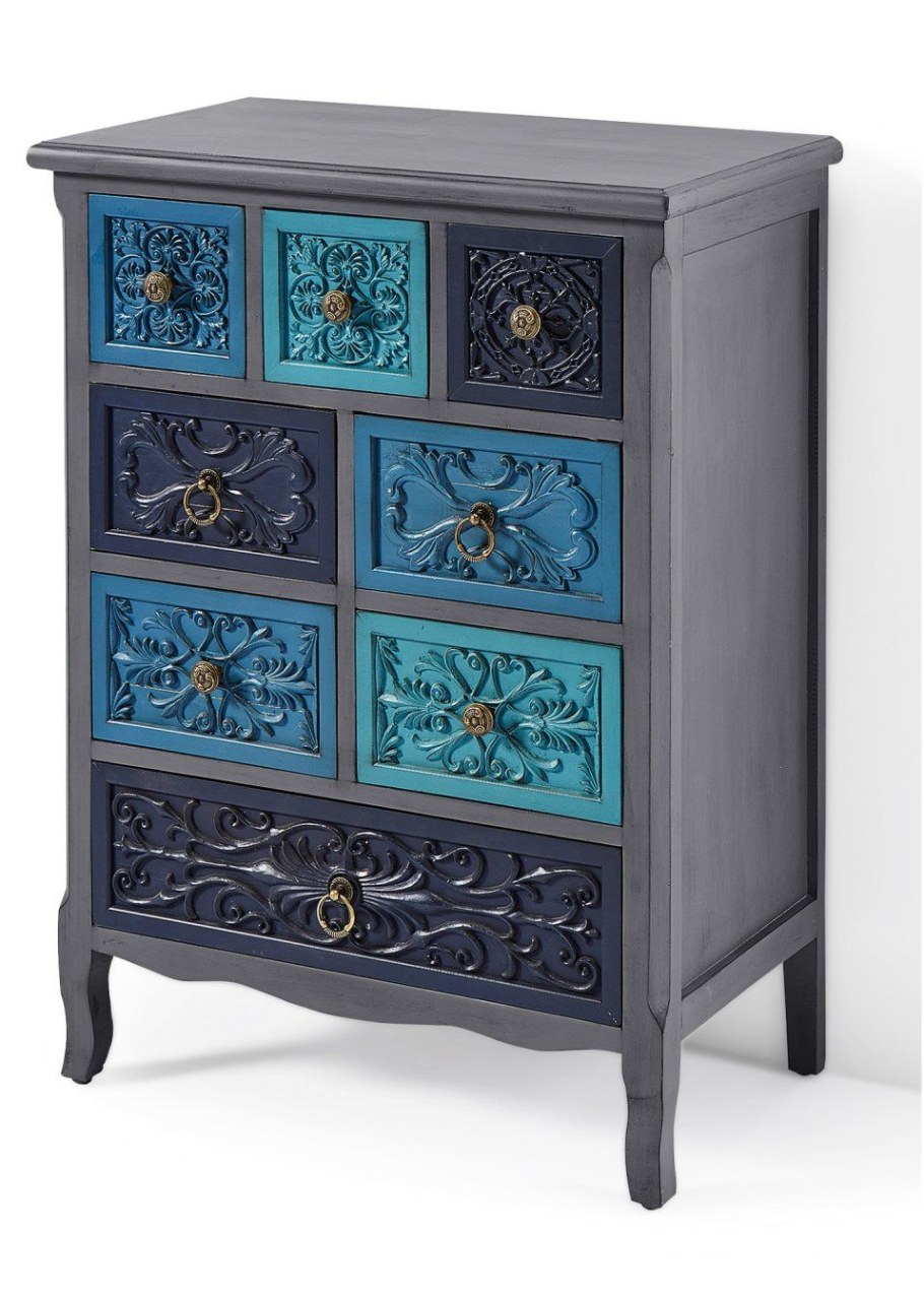 Комод голубой