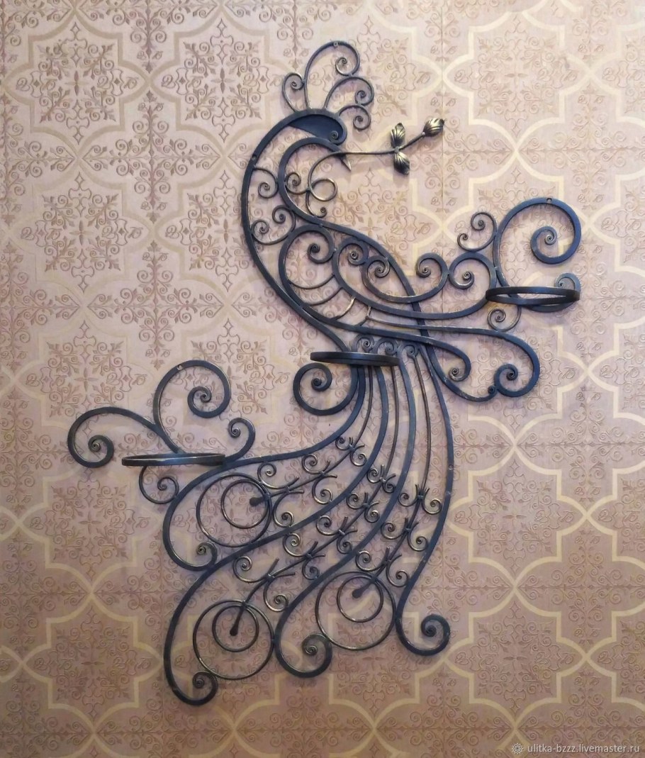 Павлин холодная ковка