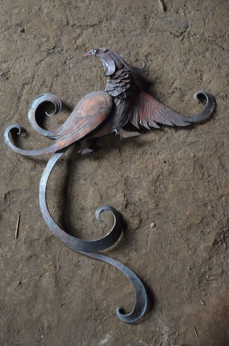 Птица Феникс ковка