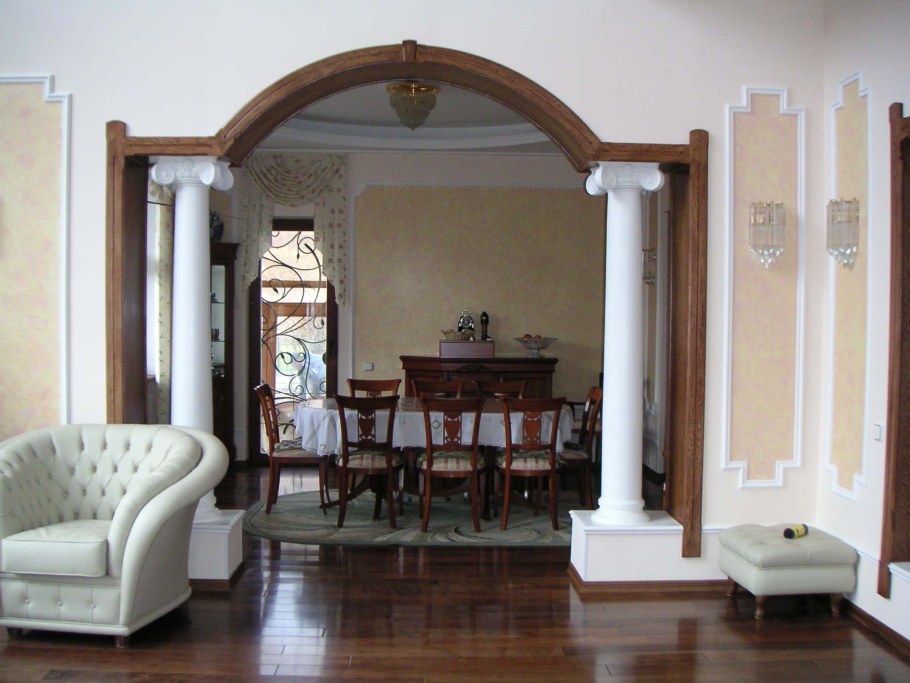 Межкомнатные арки с колоннами