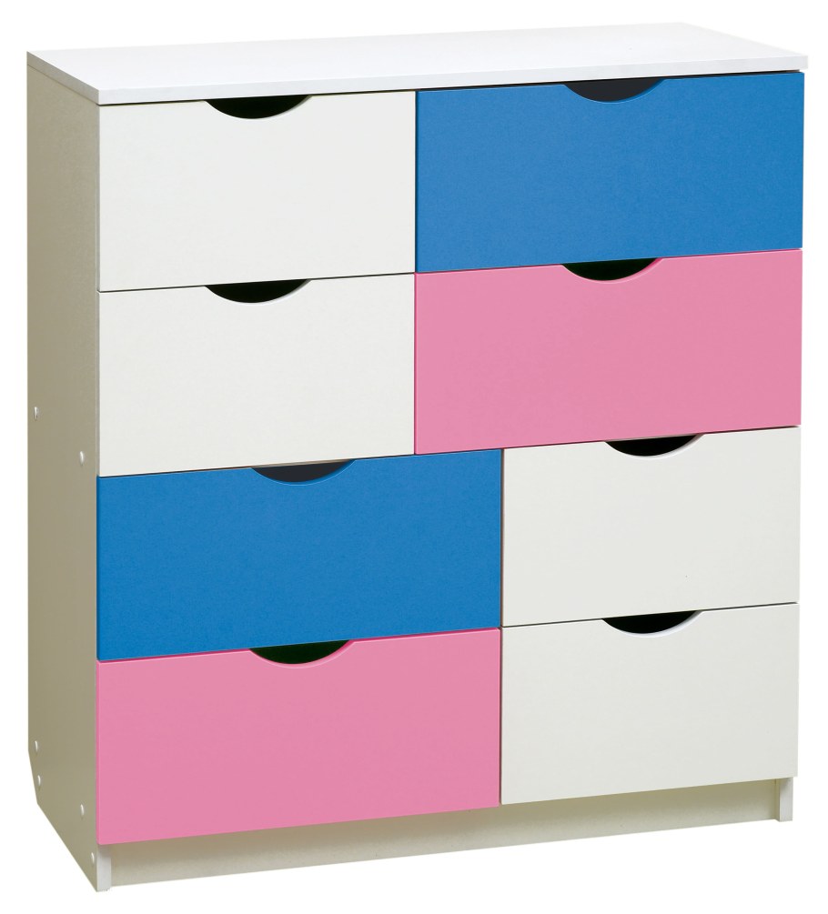 Матрица Радуга комод детский с 8-ю ящиками
