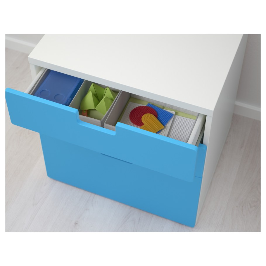 Комод икеа синий детский СТУВА