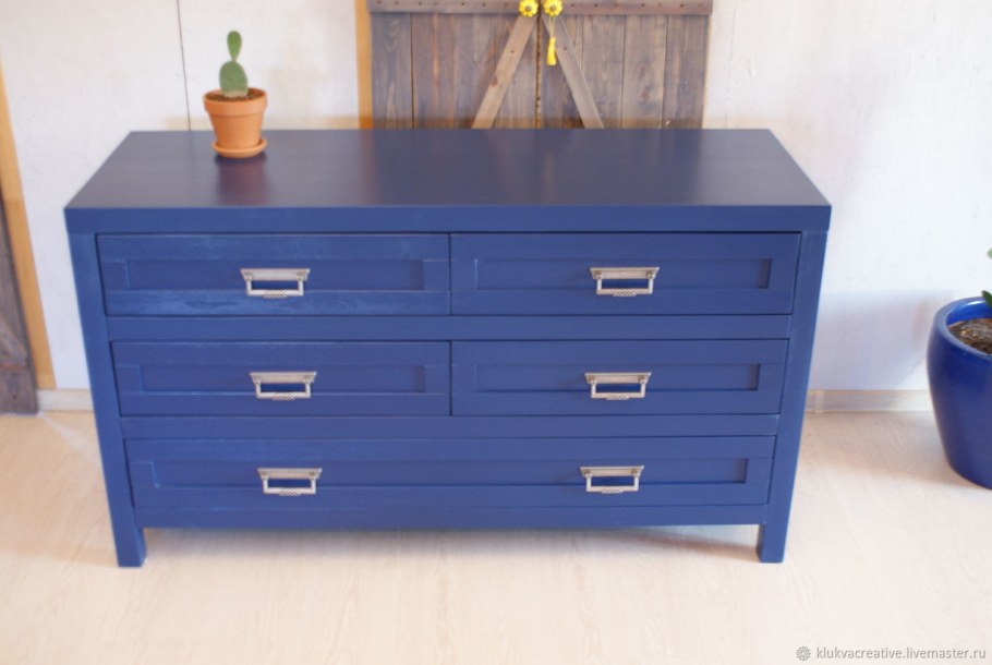 Ikea комод синий