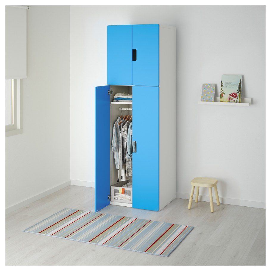 Шкаф СТУВА икеа голубой