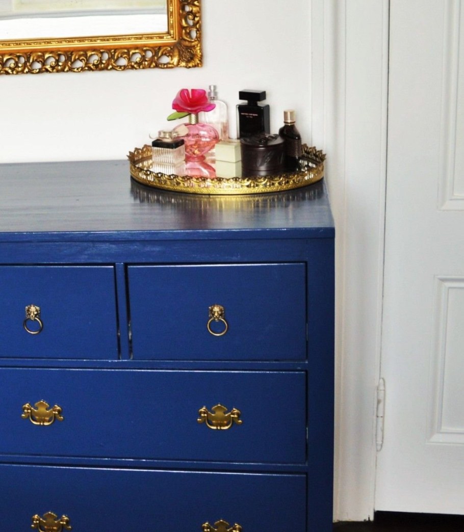 Комод икеа темно синий