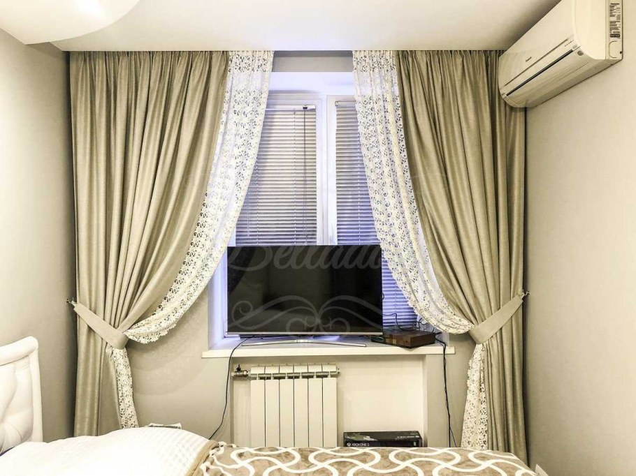 Дизайн штор для спальни