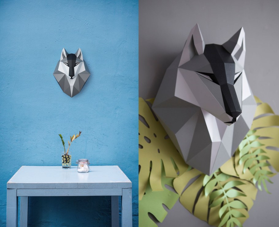 Пейперкрафт волк