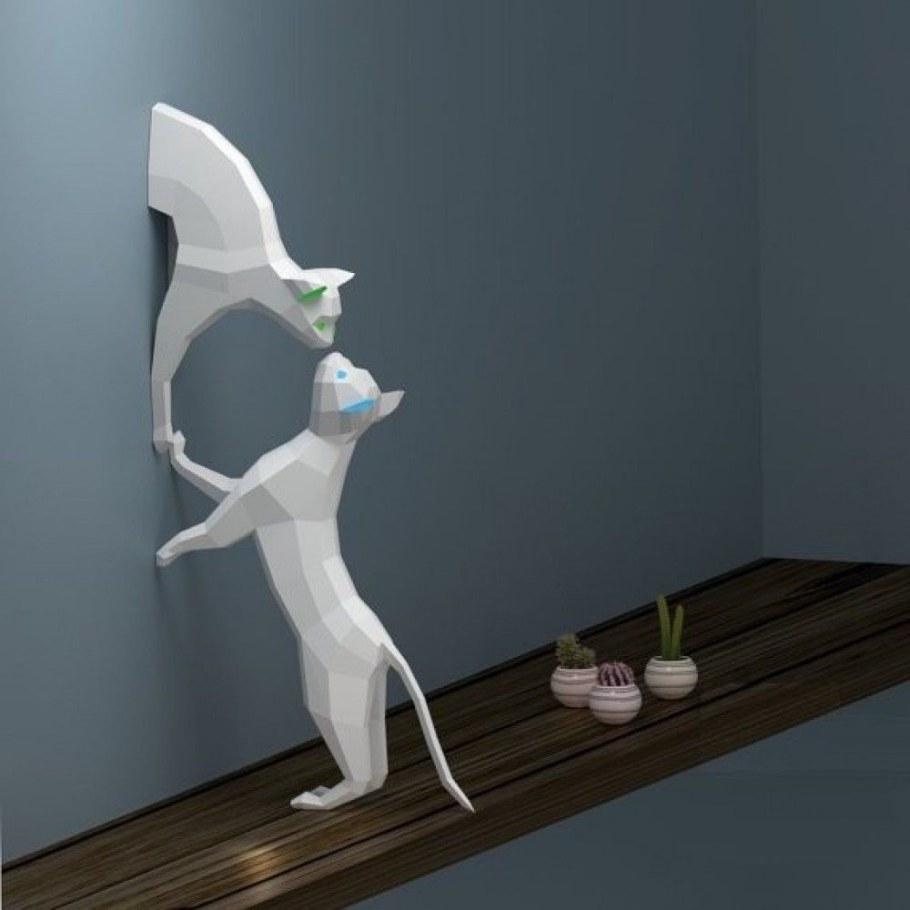 Фигурки объемные для интерьера