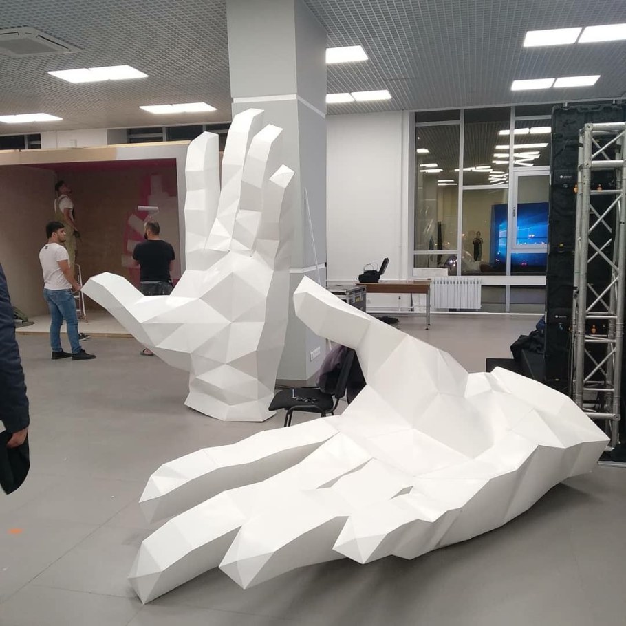 Выставка бумажных скульптур