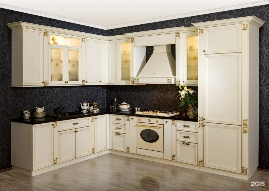 Кухня трио Флер массив