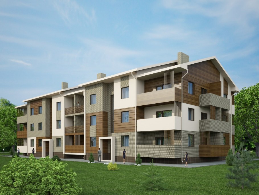 Малоэтажный многоквартирный жилой дом