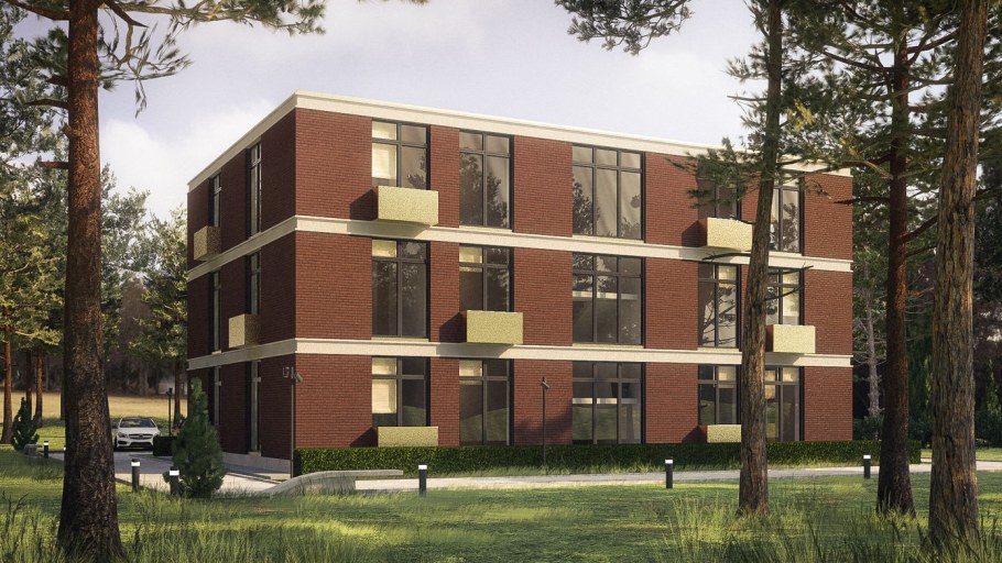 3 Этажный многоквартирный дом