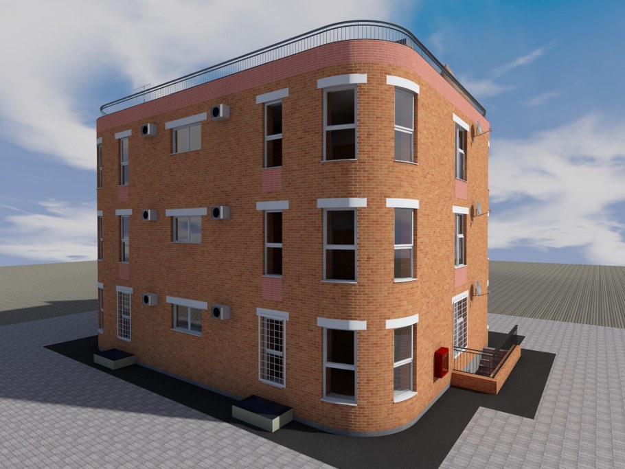 3 Этажный квартирный дом