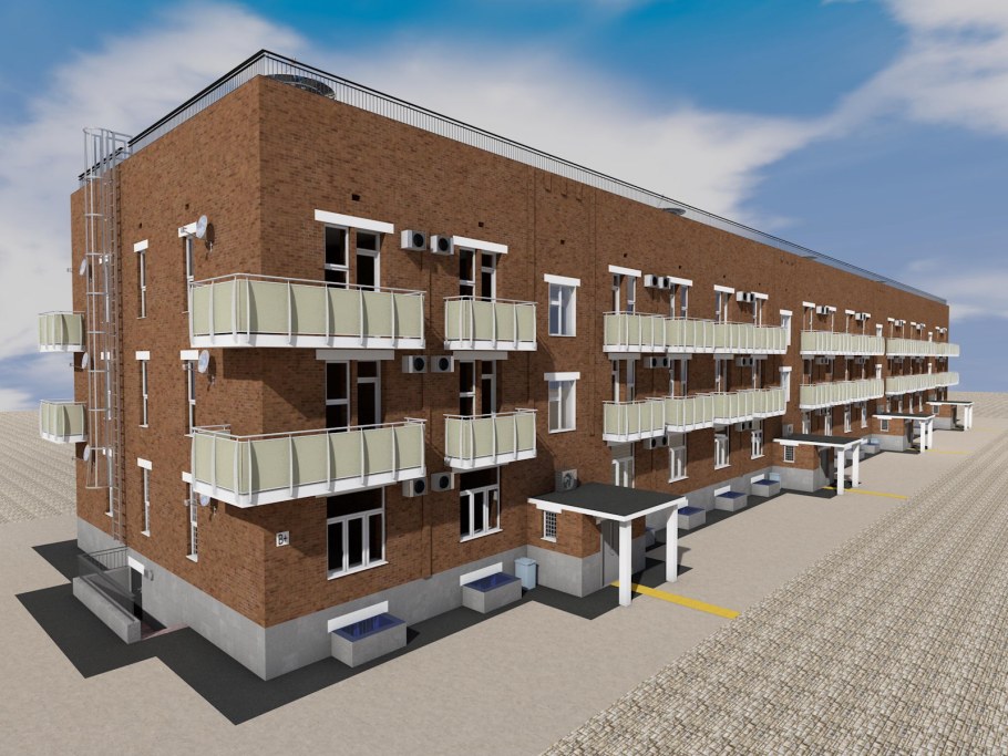 4 Этажный дом