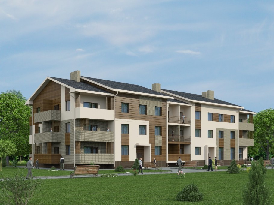 Малоэтажный многоквартирный дом