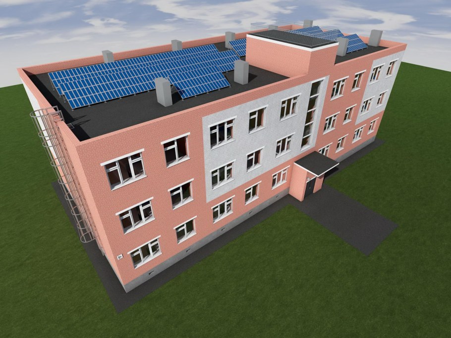 3х этажный многоквартирный дом