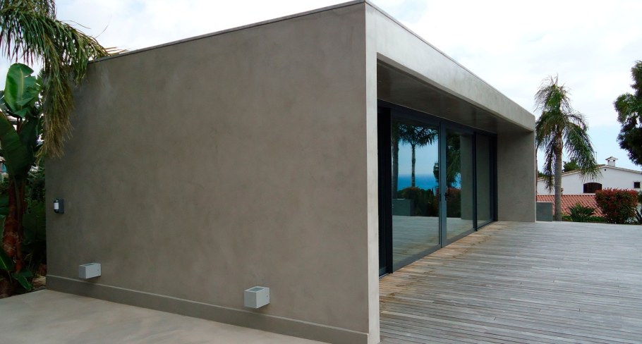 Микроцемент фасад