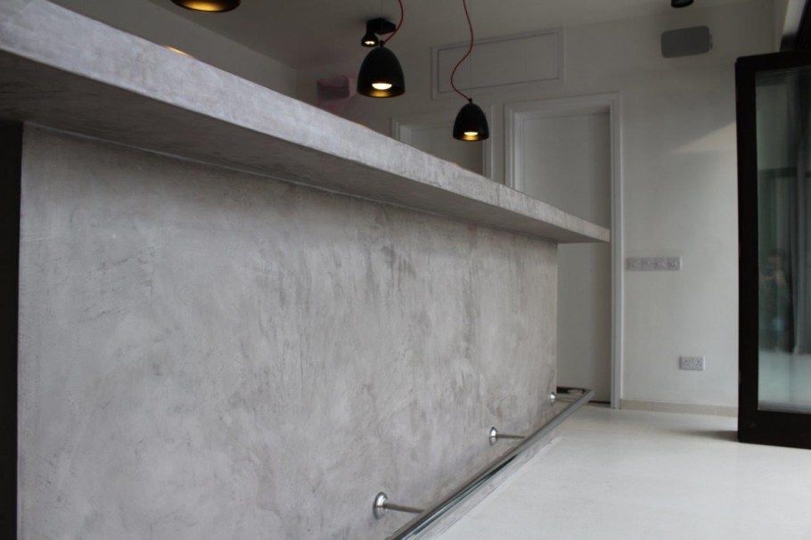 Микроцемент голубой