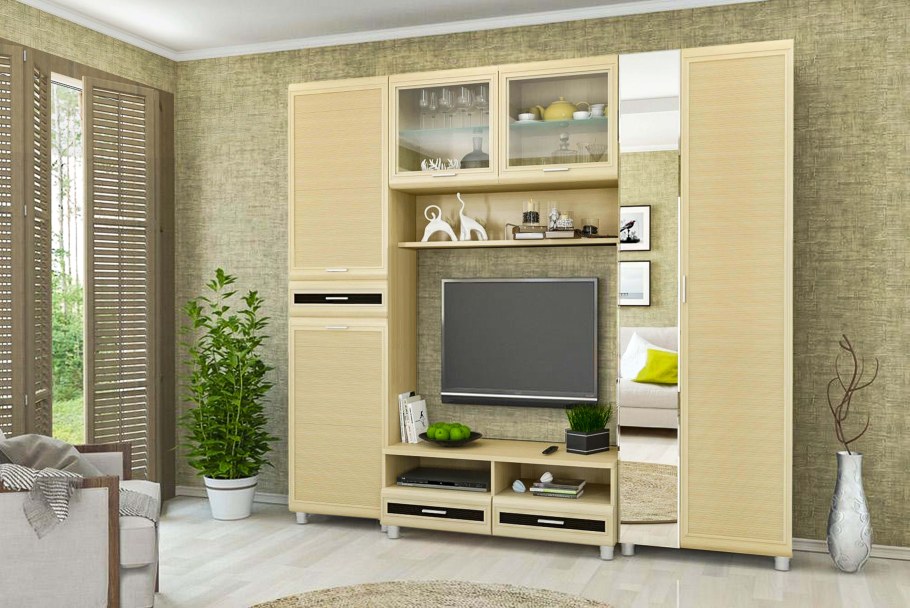 Стенка Мелисса дуб сонома