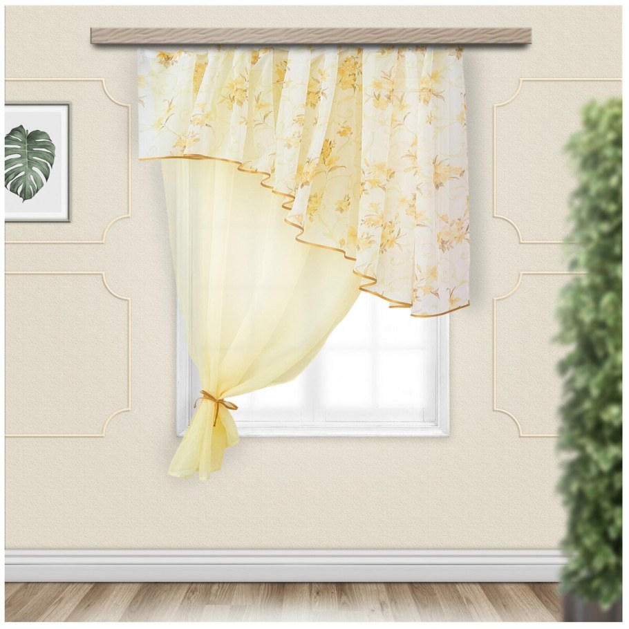 Штора Византия 160х260 бежевый