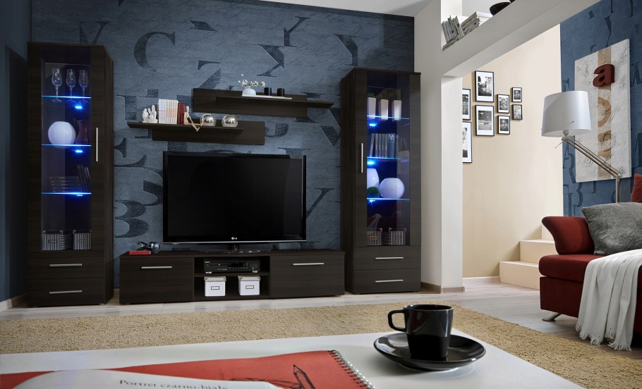 Стенка Сохо 7 Модерн глянцевая