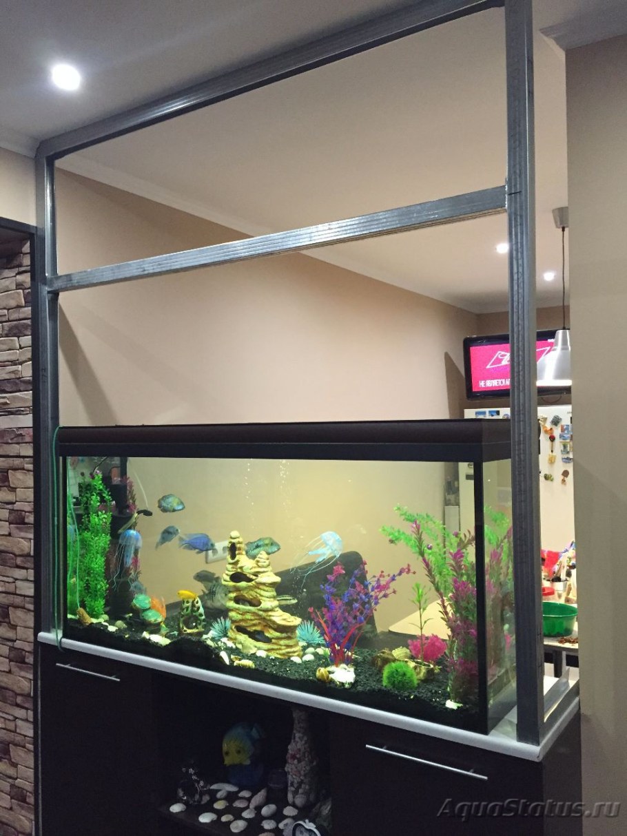 Аквариум перегородка