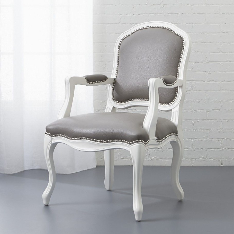 Lisette White Dining Chair cb2